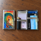 Metal Card Holder Chroma Wave